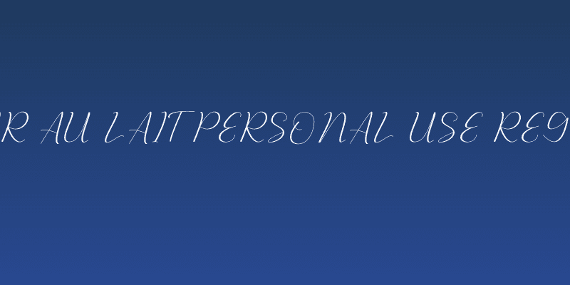 Eclair Au Lait PERSONAL USE Regular Social Header
