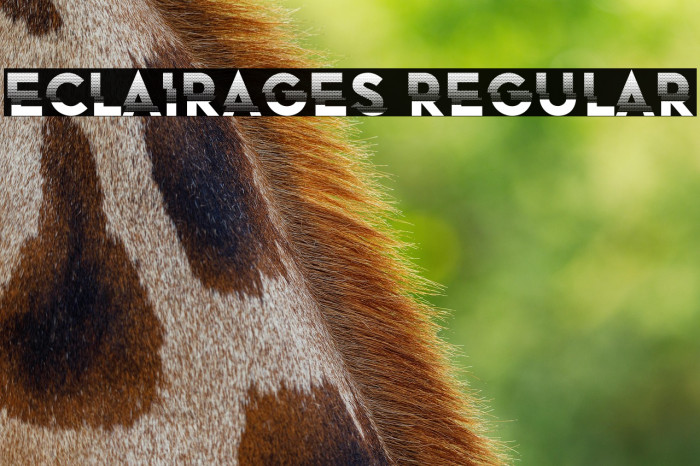Eclairages Regular Example 3
