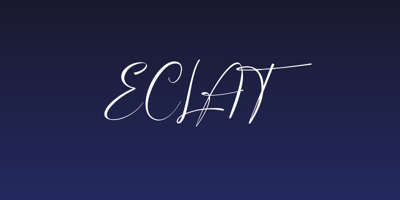Eclat Social Header