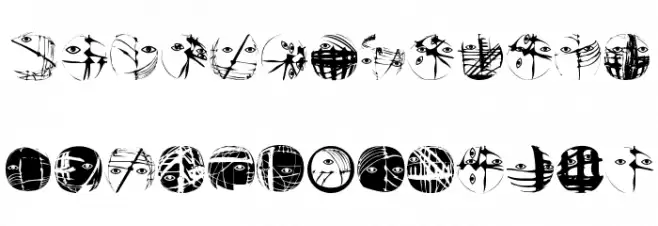 EclectHeads خط أحرف صغيرة