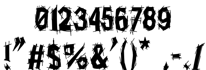 Eclectic Club Font OTHER CHARS