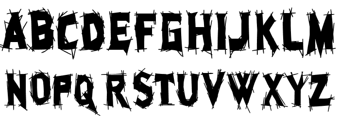 Eclectic Club Font LOWERCASE