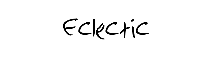 Eclectic  font caratteri gratis