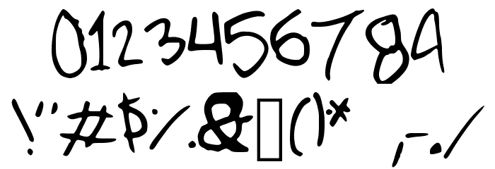 Eclectic Font OTHER CHARS