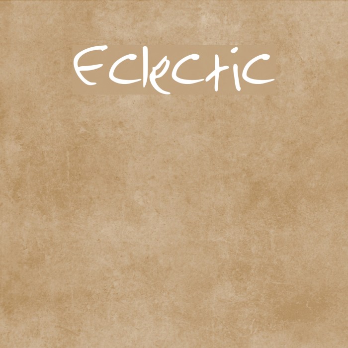 Eclectic Font examples