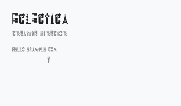 Eclectica Business Card