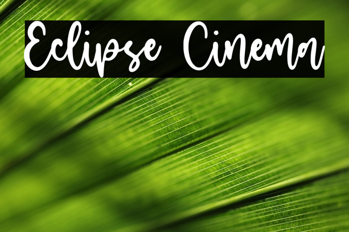 Eclipse Cinema Example 1
