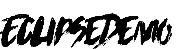 Eclipse Demo  font caratteri gratis