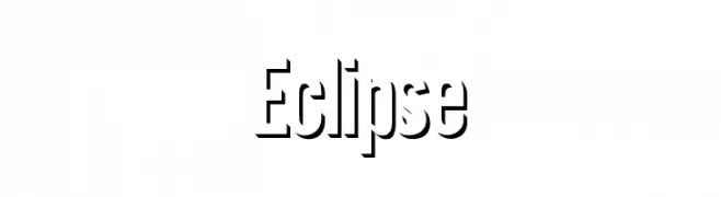 Eclipse  Frei Schriftart Herunterladen