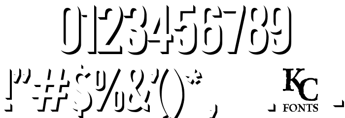 Eclipse Font OTHER CHARS