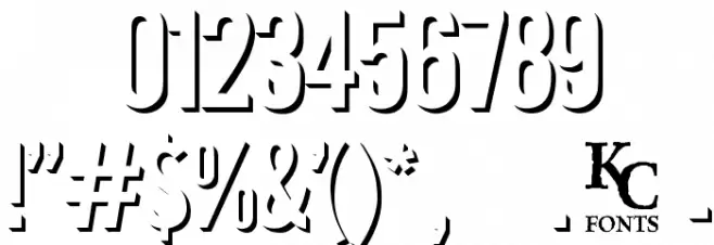 Eclipse Font OTHER CHARS