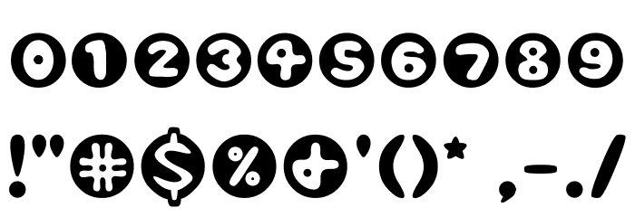 Eclipse Font OTHER CHARS