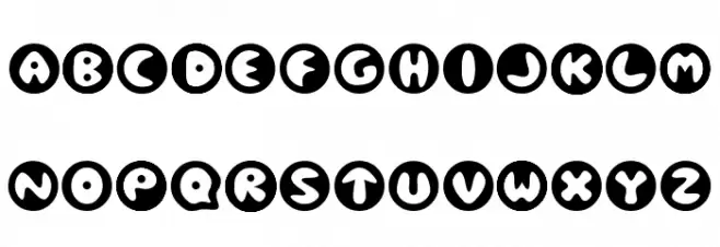 Eclipse Font Litere mici