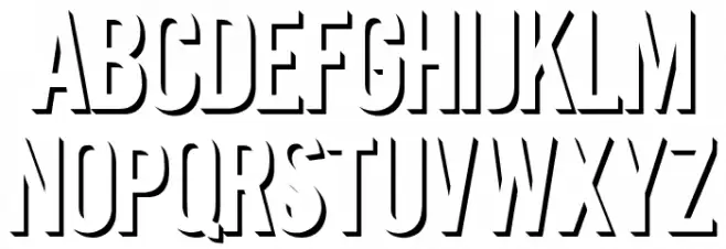 Eclipse Schriftart Groß