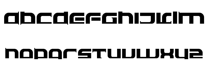 Eclipser Font LOWERCASE