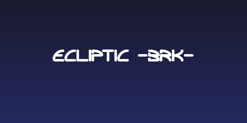 Ecliptic -BRK- Social Header