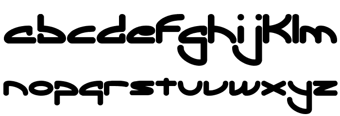 Ecliptic -BRK- Font LOWERCASE