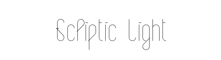 Ecliptic Light  Frei Schriftart Herunterladen
