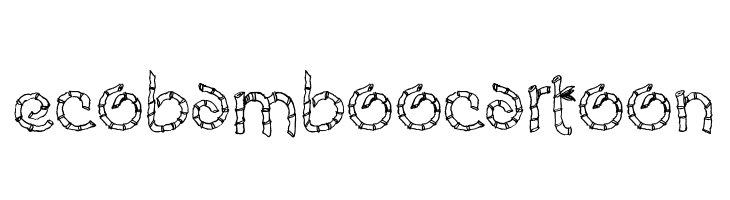 Eco Bamboo Cartoon Font