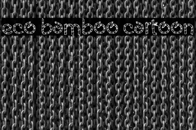 Eco Bamboo Cartoon Font examples