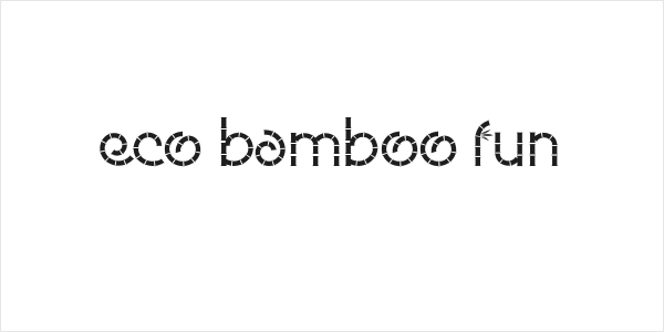 Eco Bamboo Fun Logo