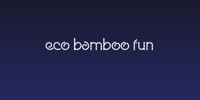 Eco Bamboo Fun Social Header