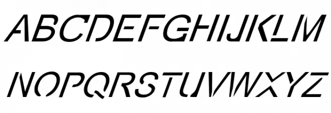 Eco-Files Italic Fuentes MAYÚSCULAS