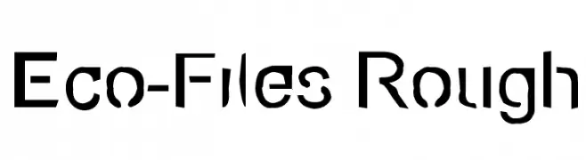 Eco-Files Rough  font caratteri gratis