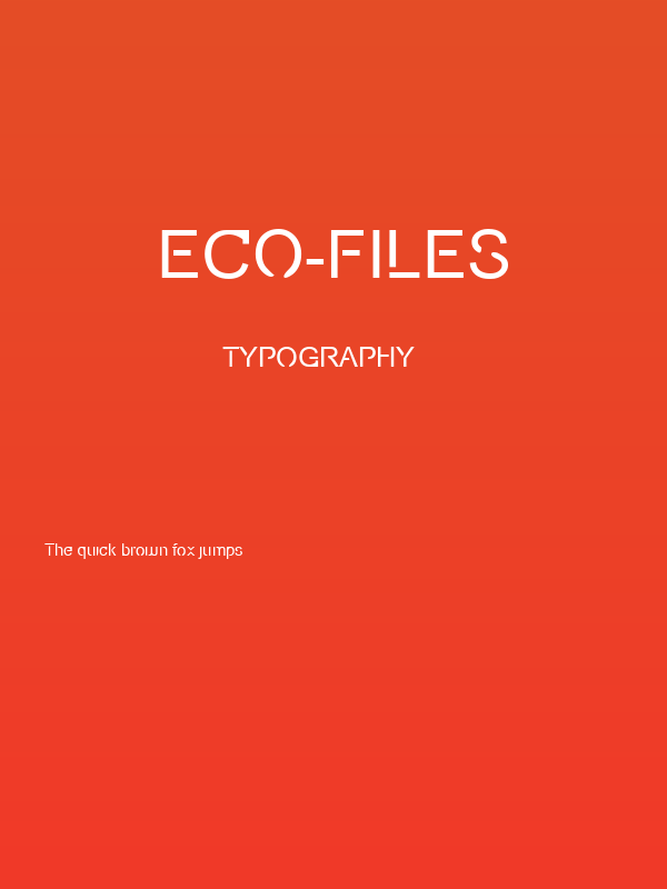 Eco-Files Poster