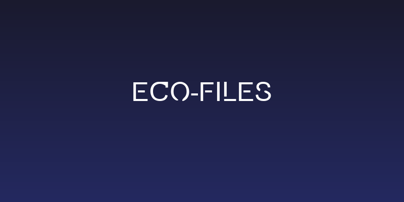 Eco-Files Social Header
