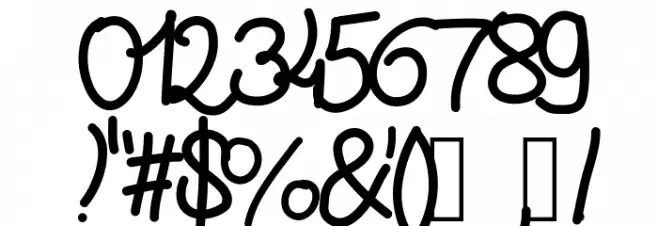 Ecolier Font OTHER CHARS