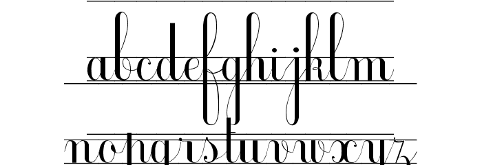 Ecolier_CP Font LOWERCASE