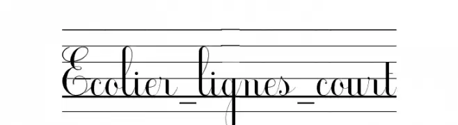 Ecolier_lignes_court  baixar fontes gratis