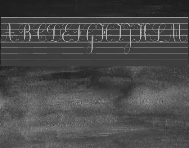 Ecolier_lignes_court Font examples