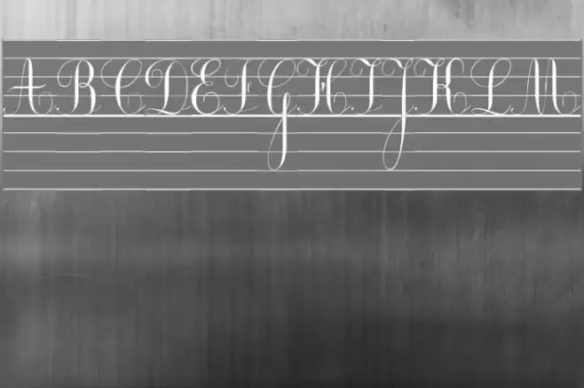 Ecolier_lignes Font examples