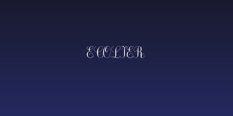 Ecolier Social Header