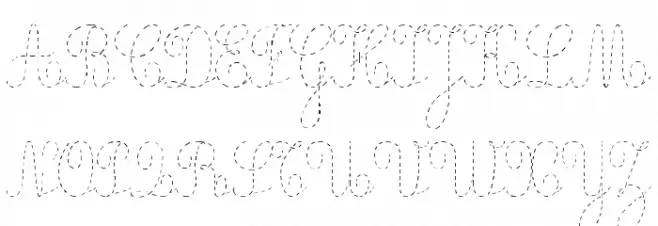 Ecolier_pointillés Font Litere mari