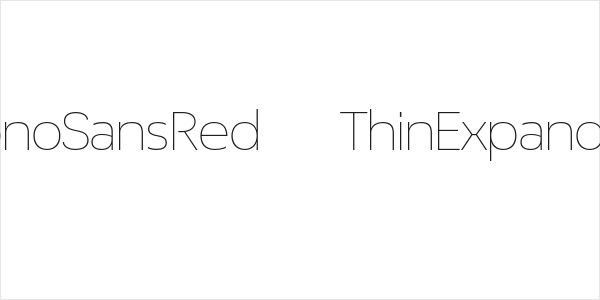EconoSansRed-33ThinExpanded Logo