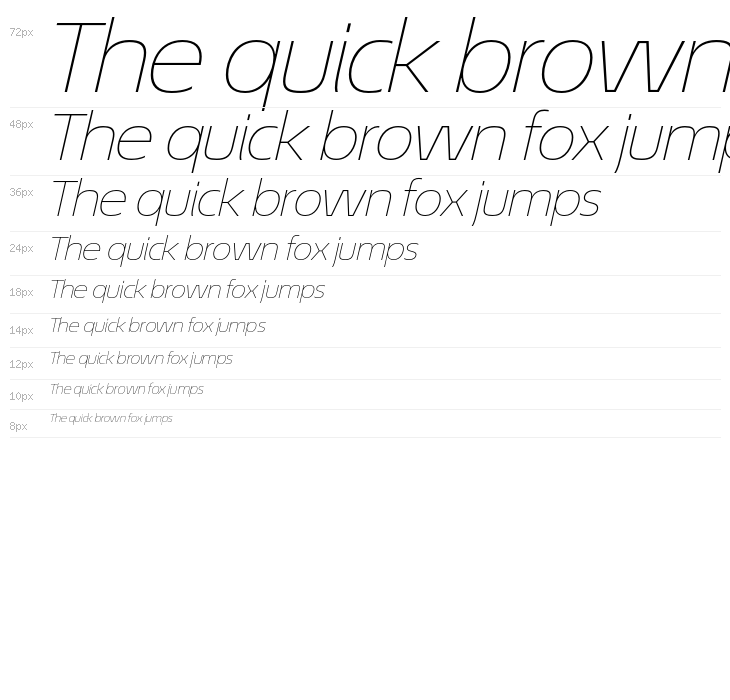 EconoSansRed-34ThinExpIta Waterfall