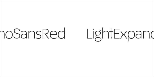 EconoSansRed-43LightExpanded Logo