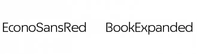 EconoSansRed-53BookExpanded  Descarca Fonturi Gratis