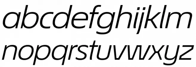 EconoSansRed-54BookExpIta फ़ॉन्ट लोअरकेस