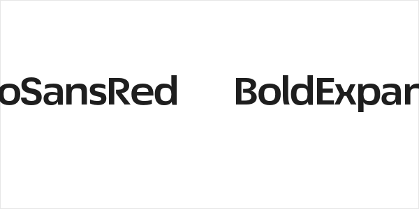 EconoSansRed-73BoldExpanded Logo