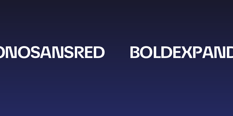 EconoSansRed-73BoldExpanded Social Header
