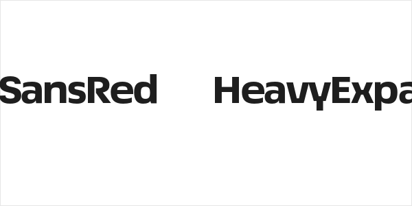 EconoSansRed-83HeavyExpanded Logo