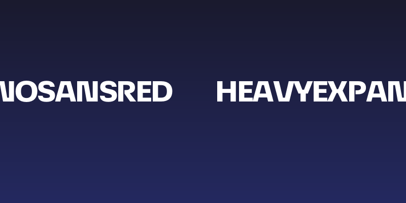EconoSansRed-83HeavyExpanded Social Header