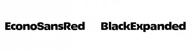 EconoSansRed-93BlackExpanded  フリーフォントのダウンロード