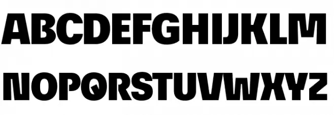 EconoSansRed-95Black Schriftart Groß