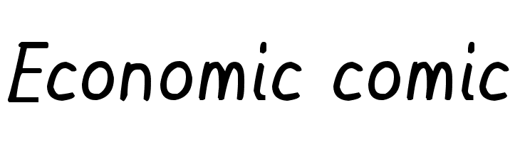 Economic comic  Frei Schriftart Herunterladen