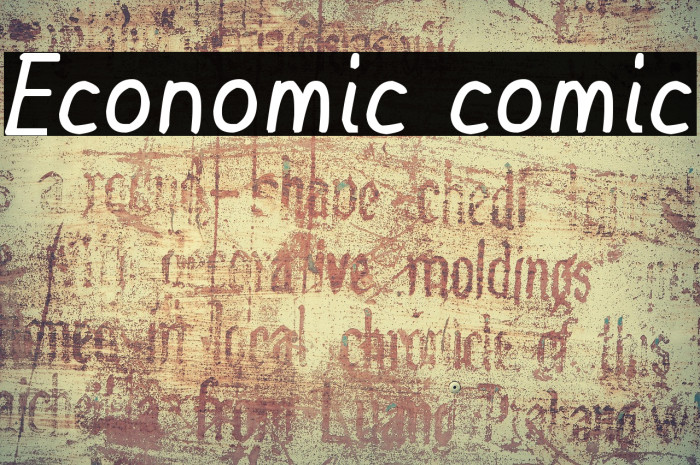 Economic comic Example 1